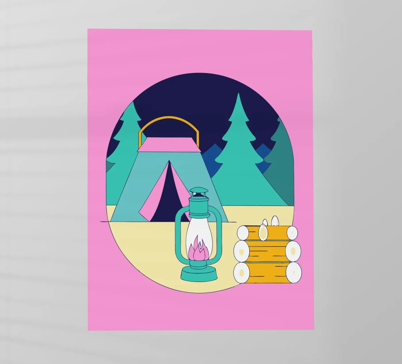 Camping pellicola backlit da OUR SHOP