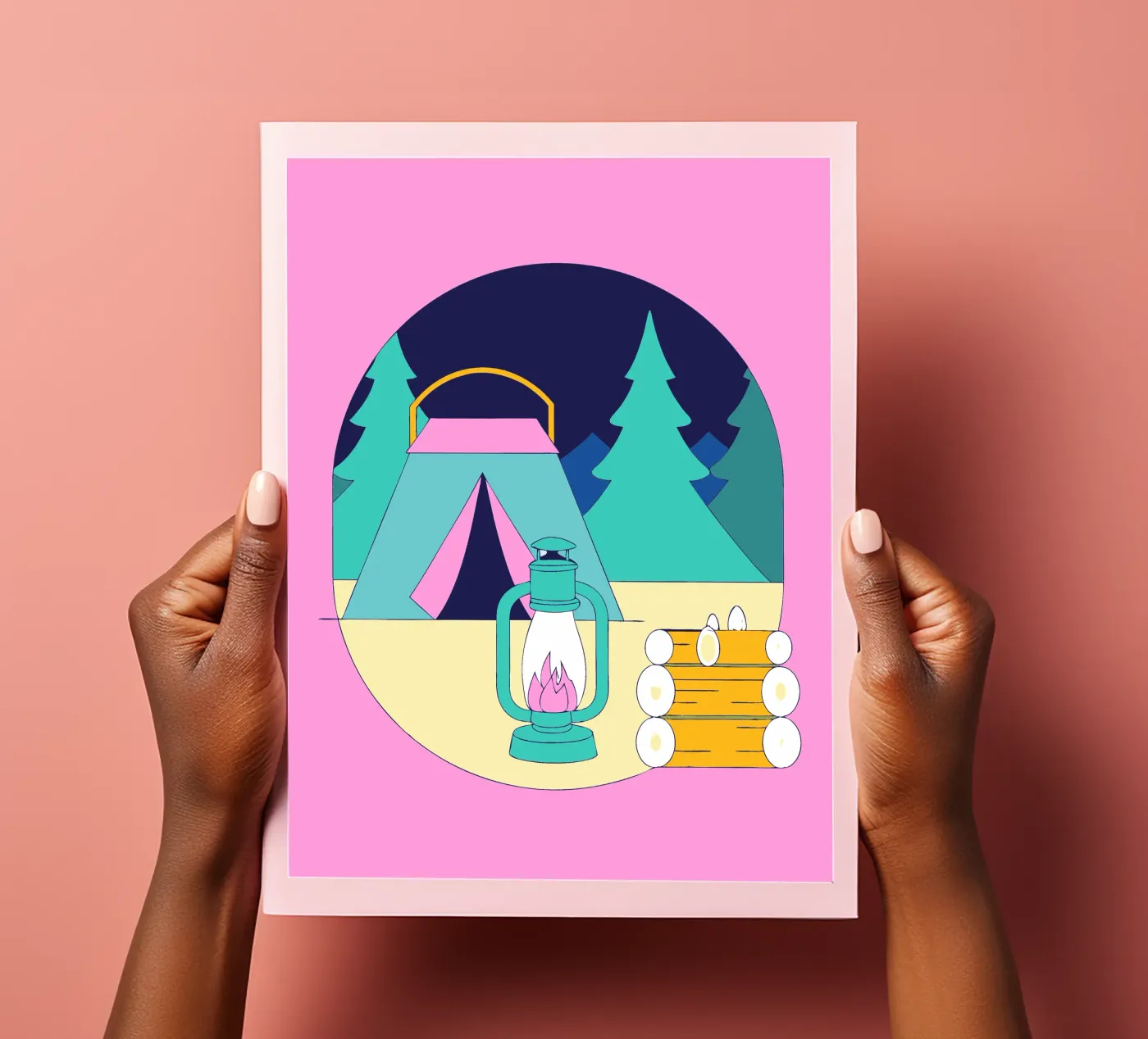 Camping sticker sheet by OUR SHOP