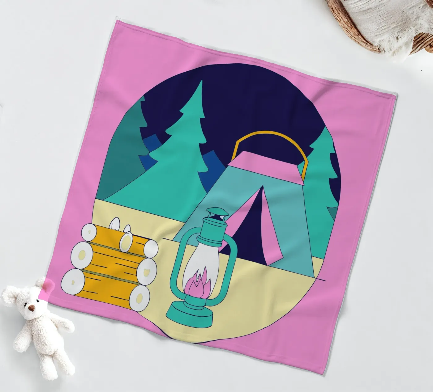 Camping fleecedeken van OUR SHOP