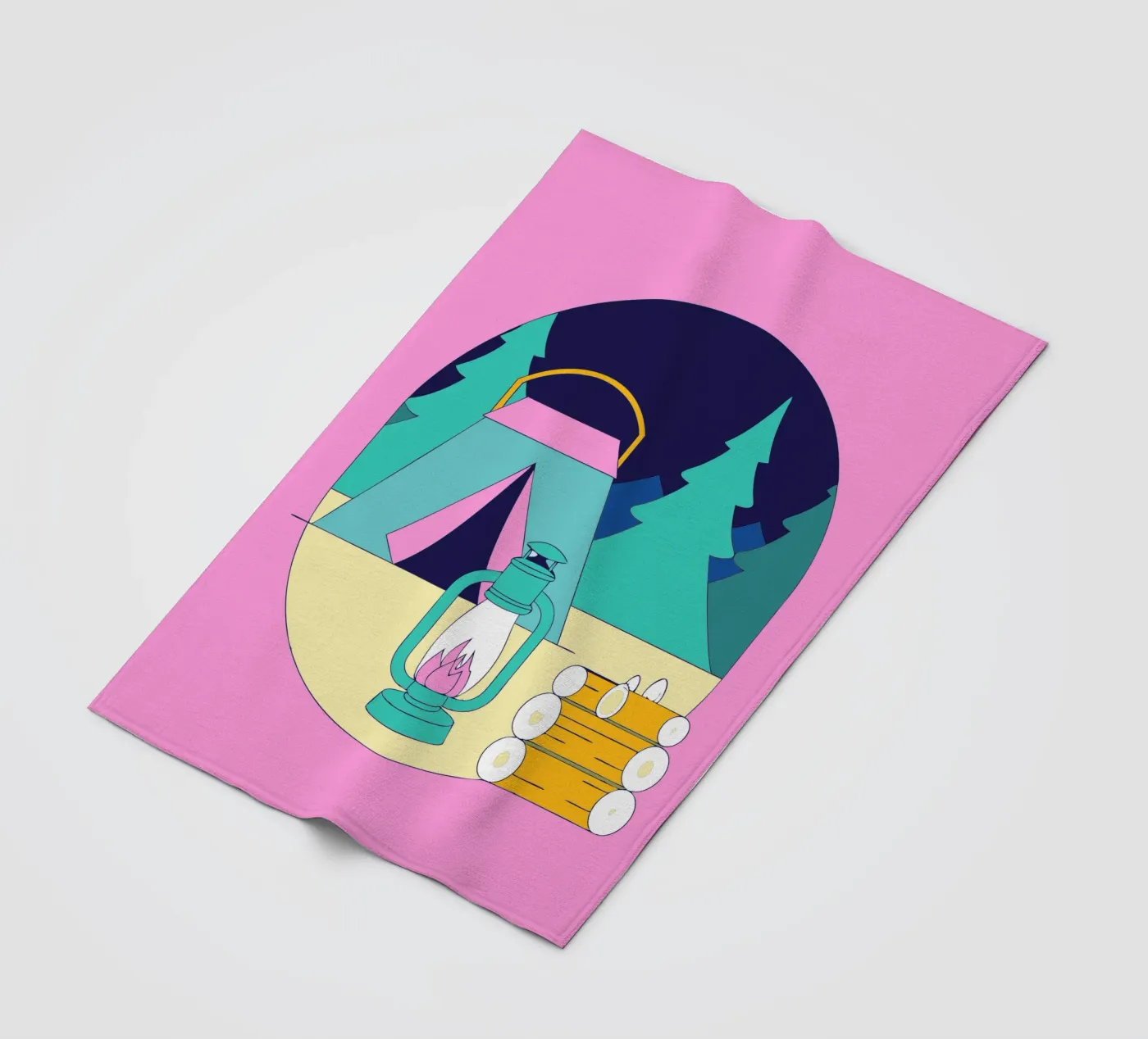 Camping Fleecedecke von OUR SHOP
