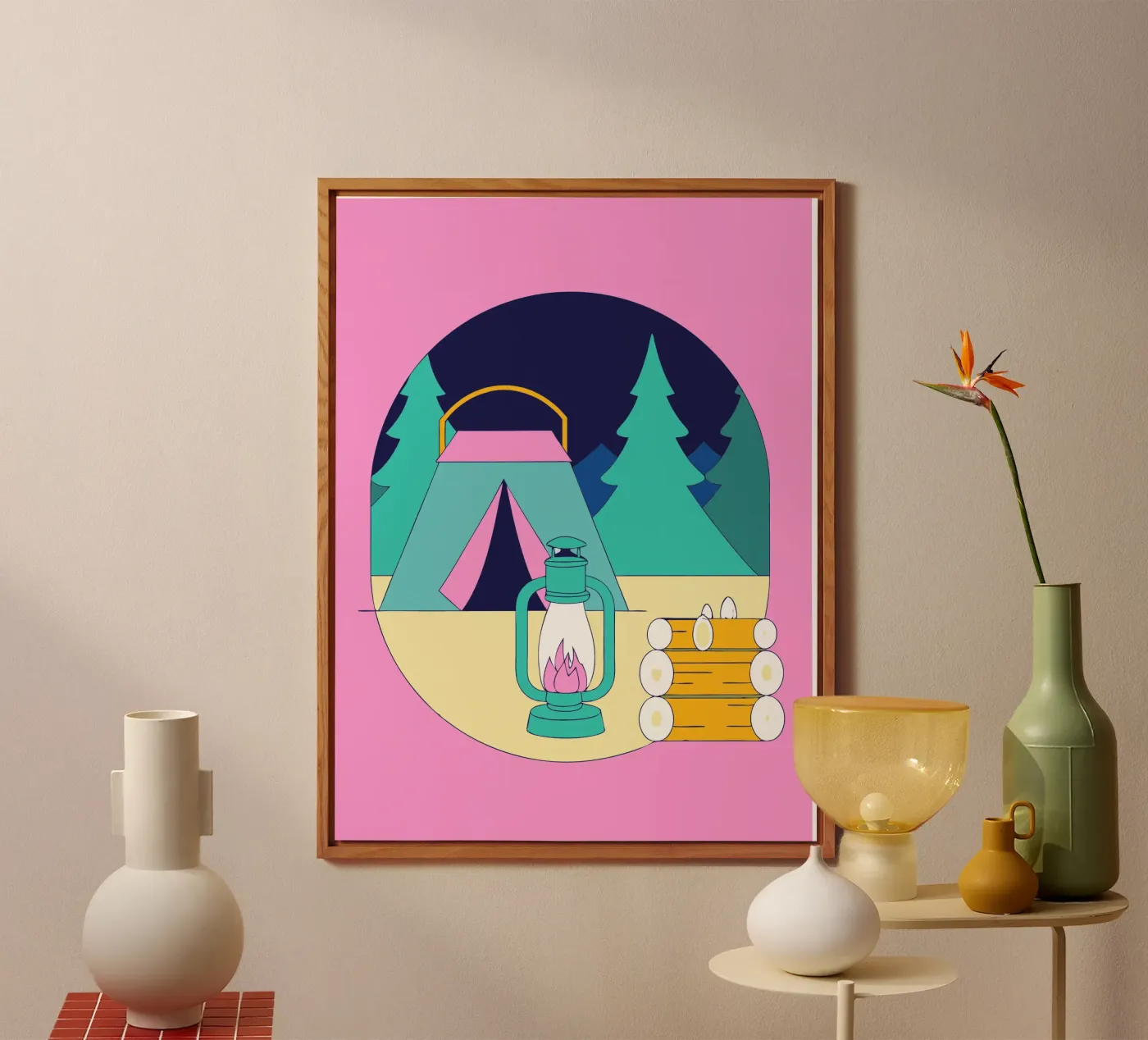 Camping forex plate by OUR SHOP