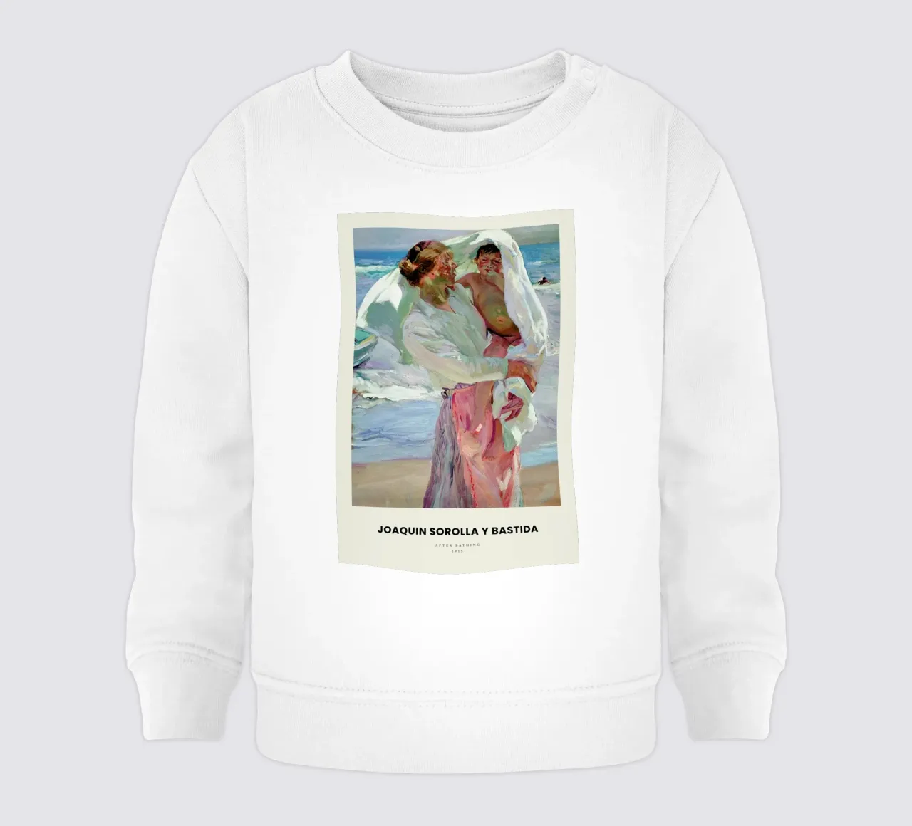 Sorolla y Bastida - After Bathing baby sweatshirt by Vintage by JUNIQE