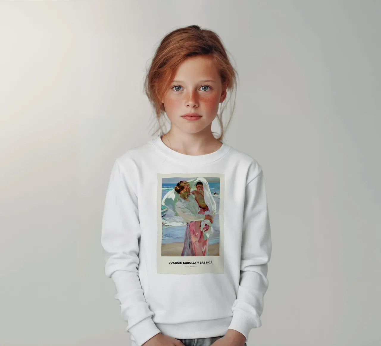 Sorolla y Bastida - After Bathing felpa bambino da Vintage by JUNIQE