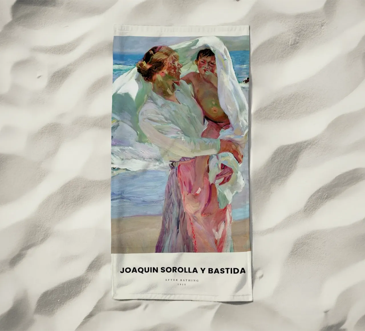Sorolla y Bastida - After Bathing toalla de playa de Vintage by JUNIQE