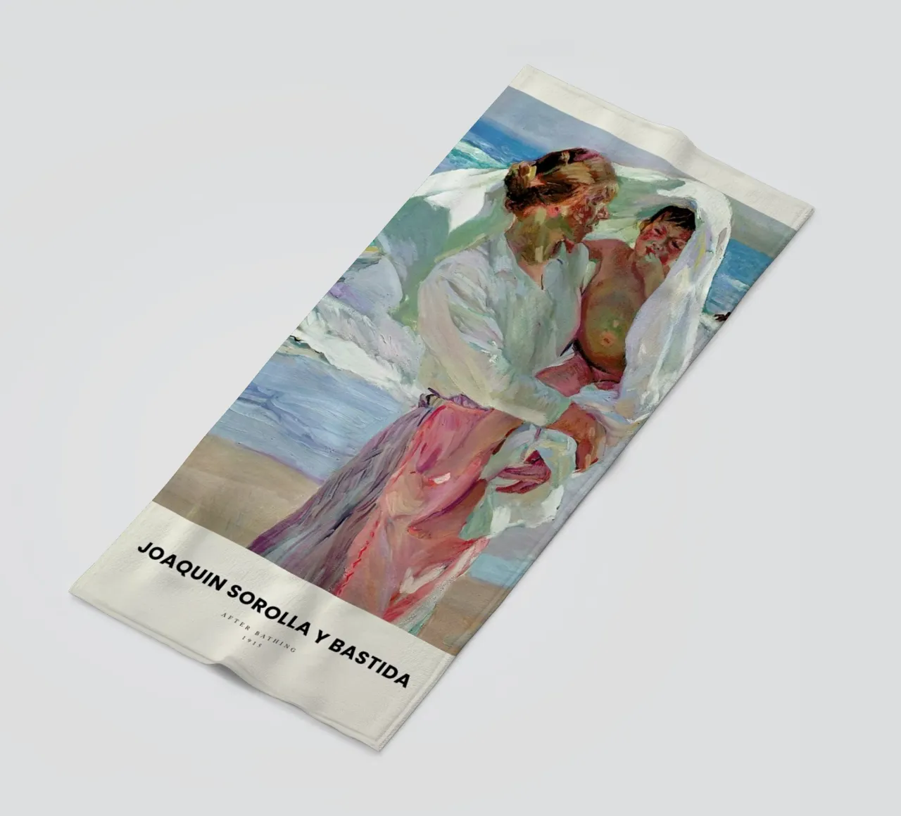 Sorolla y Bastida - After Bathing toalla de playa de Vintage by JUNIQE