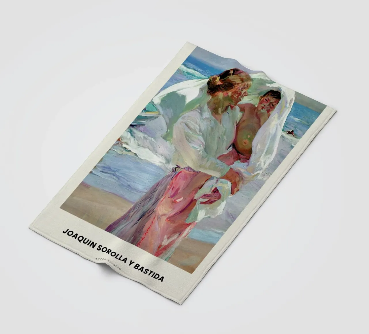 Sorolla y Bastida - After Bathing coperta in pile da Vintage by JUNIQE