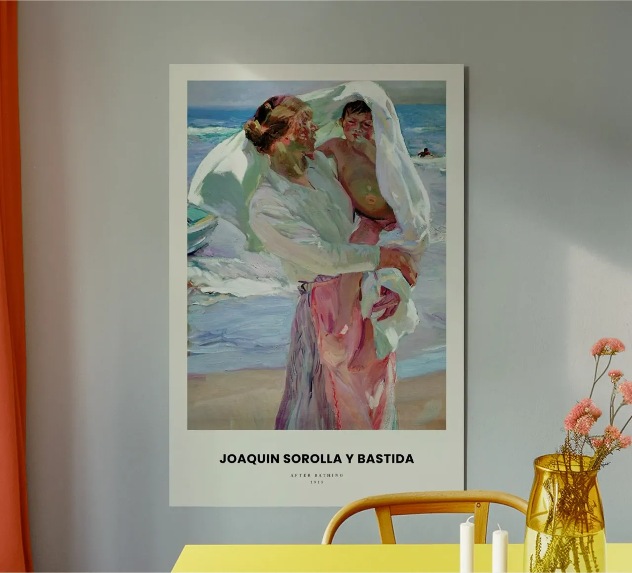 Sorolla y Bastida - After Bathing alluminio dibond da Vintage by JUNIQE