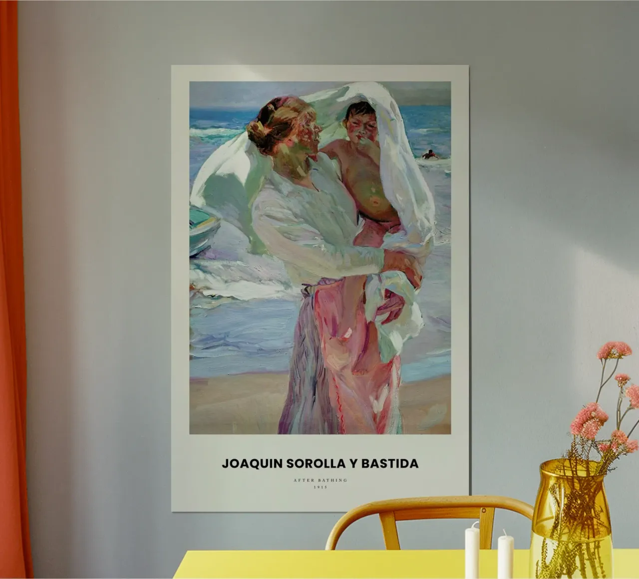 Sorolla y Bastida - After Bathing carta hahnemühle da Vintage by JUNIQE