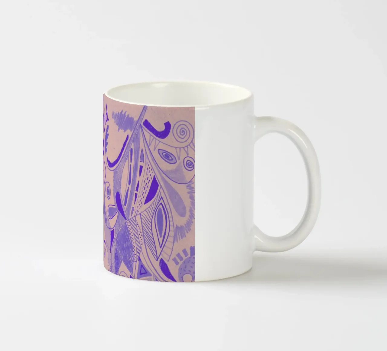 This World Is Mad Alice In Wonderland tazza in ceramica da Vasare Nar
