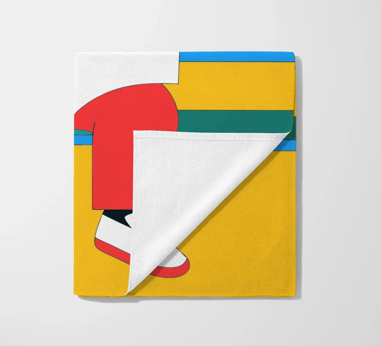 Lecture de l'ours assis serviette de plage de OUR SHOP
