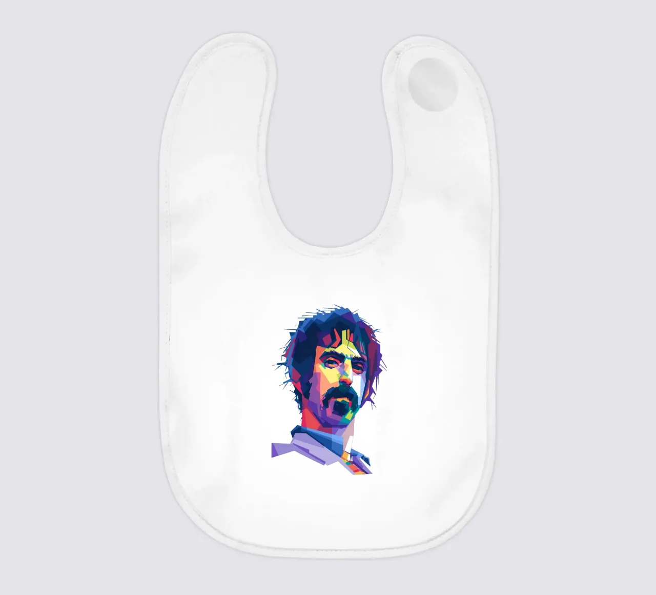 Il re del rock sperimentale in stile WPAP bavaglino da Alkahfsmart