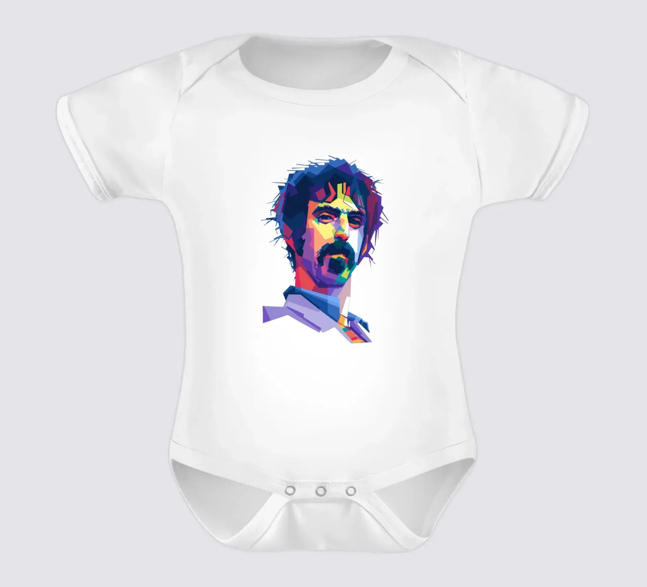 Il re del rock sperimentale in stile WPAP body neonato maniche corte da Alkahfsmart