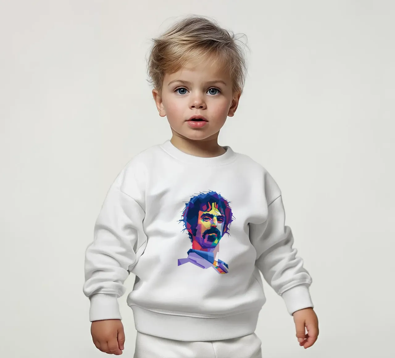 Il re del rock sperimentale in stile WPAP felpa neonato da Alkahfsmart