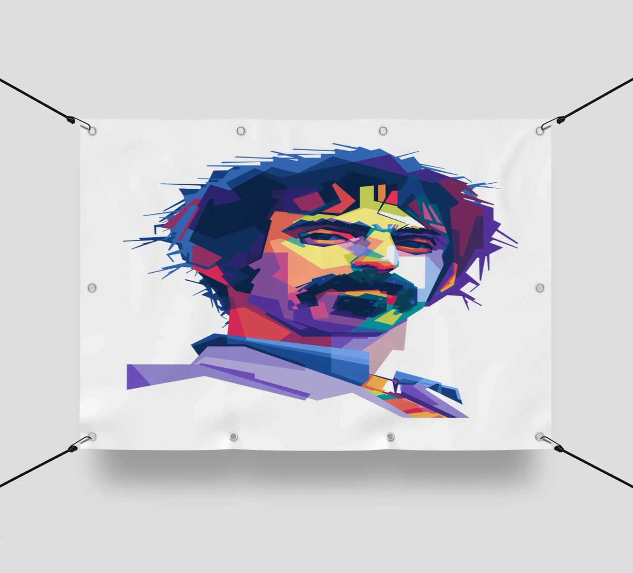 Il re del rock sperimentale in stile WPAP telo in pvc da Alkahfsmart