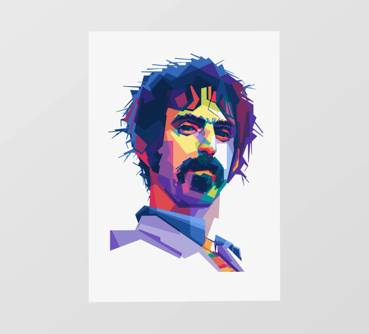 Il re del rock sperimentale in stile WPAP telo in pvc da Alkahfsmart