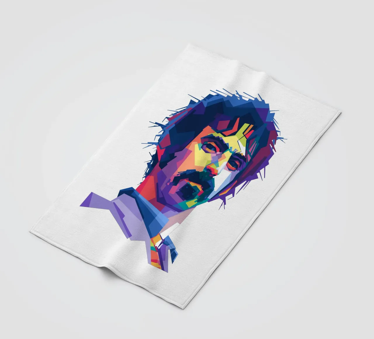 Il re del rock sperimentale in stile WPAP coperta in pile da Alkahfsmart