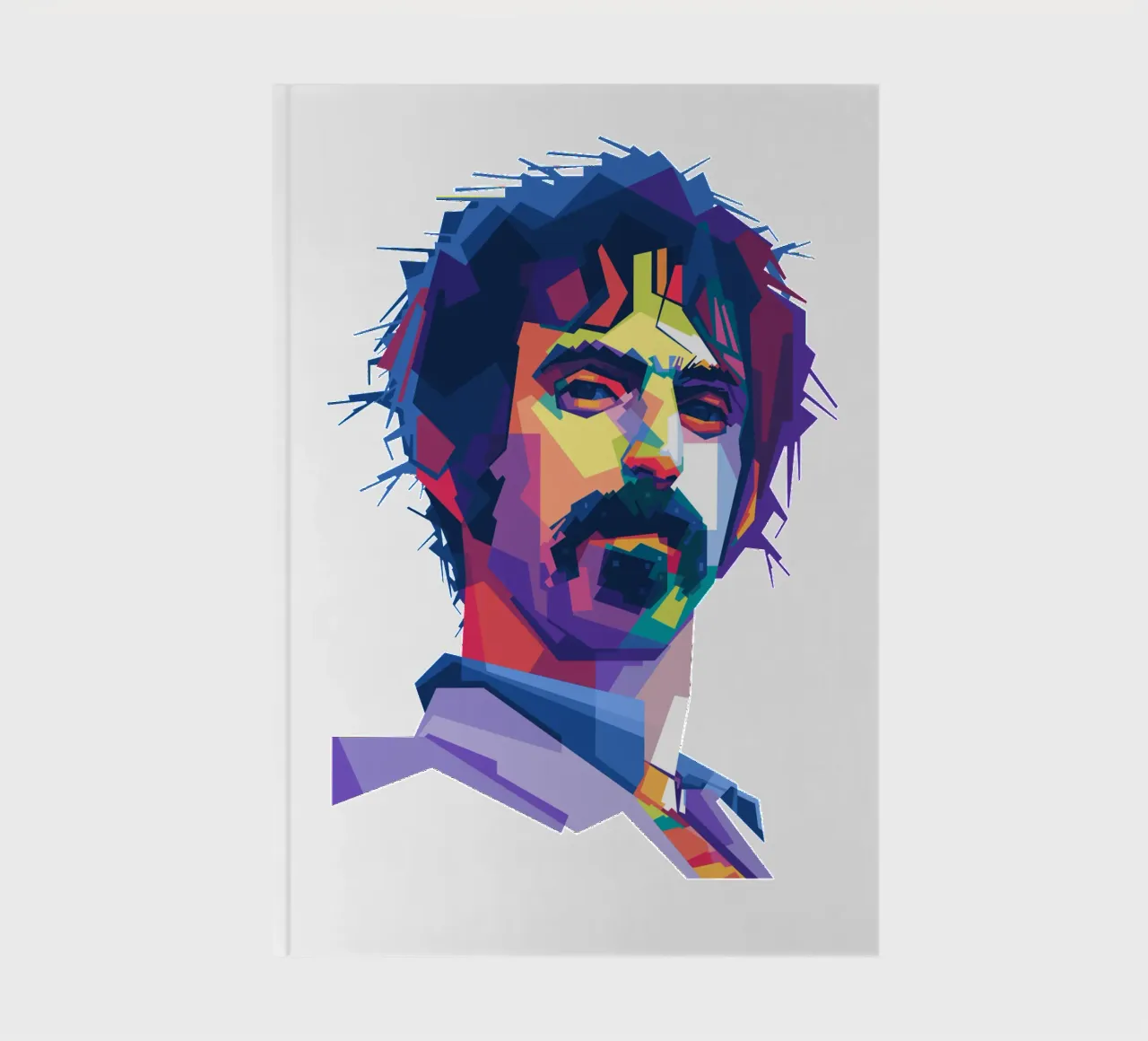 El rey del rock experimental al estilo WPAP cuaderno de Alkahfsmart