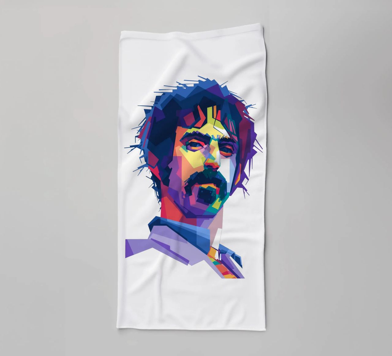 The King of Experimental Rock in WPAP style towel by Alkahfsmart