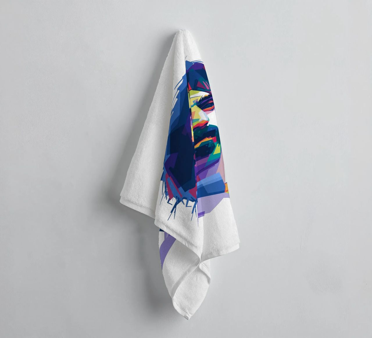 The King of Experimental Rock in WPAP style towel by Alkahfsmart