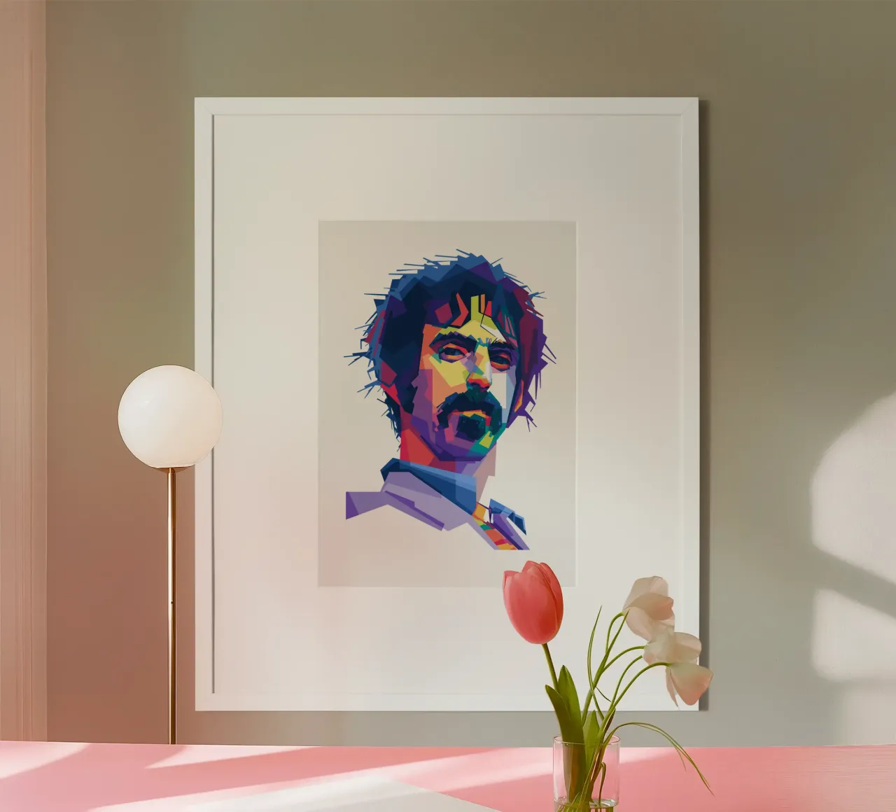 Der König des experimentellen Rocks im WPAP-Stil Hahnemühle von Alkahfsmart
