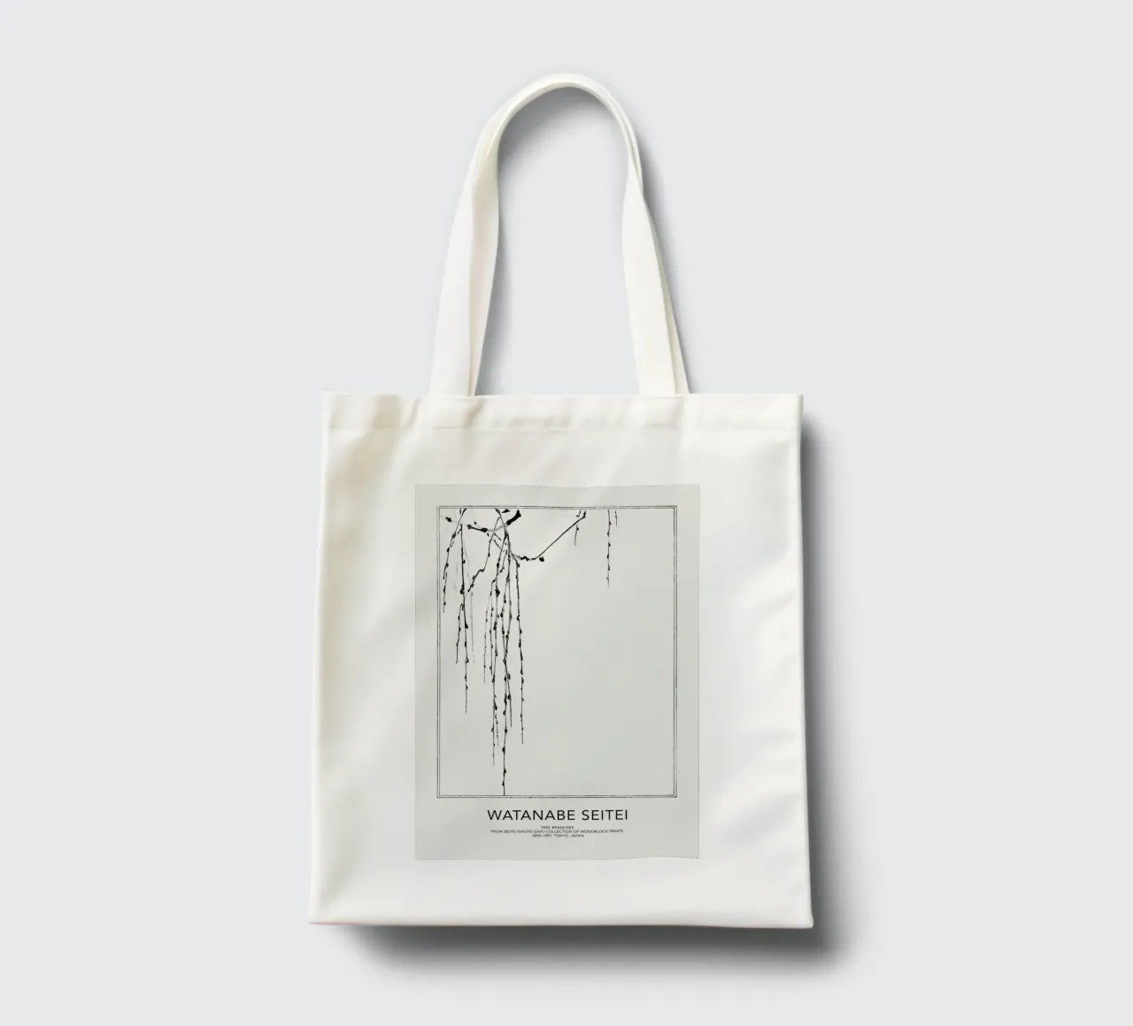 Seitei - Tree Branches II borsa in juta da Vintage by JUNIQE