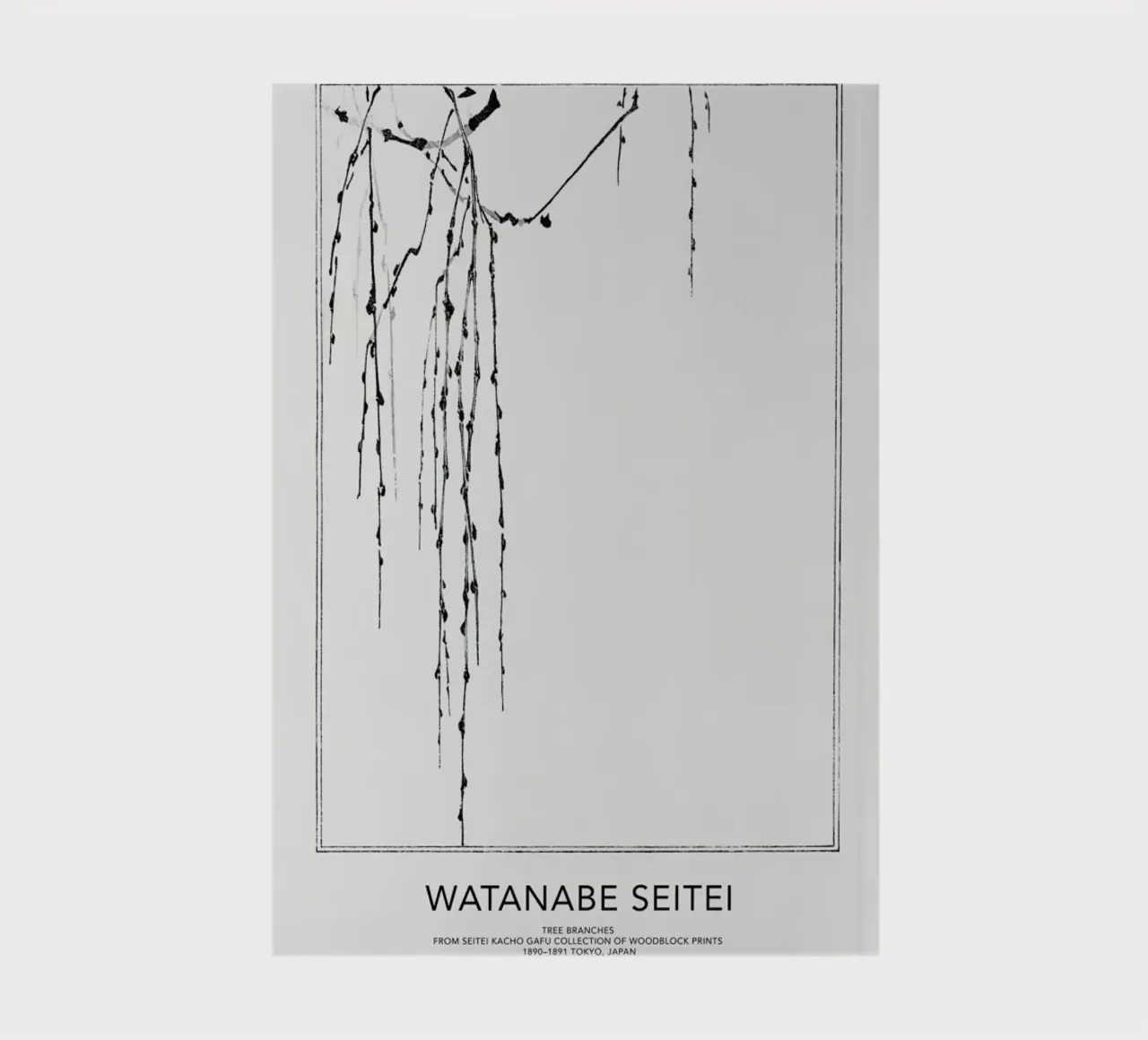 Seitei - Tree Branches II notebook by Vintage by JUNIQE