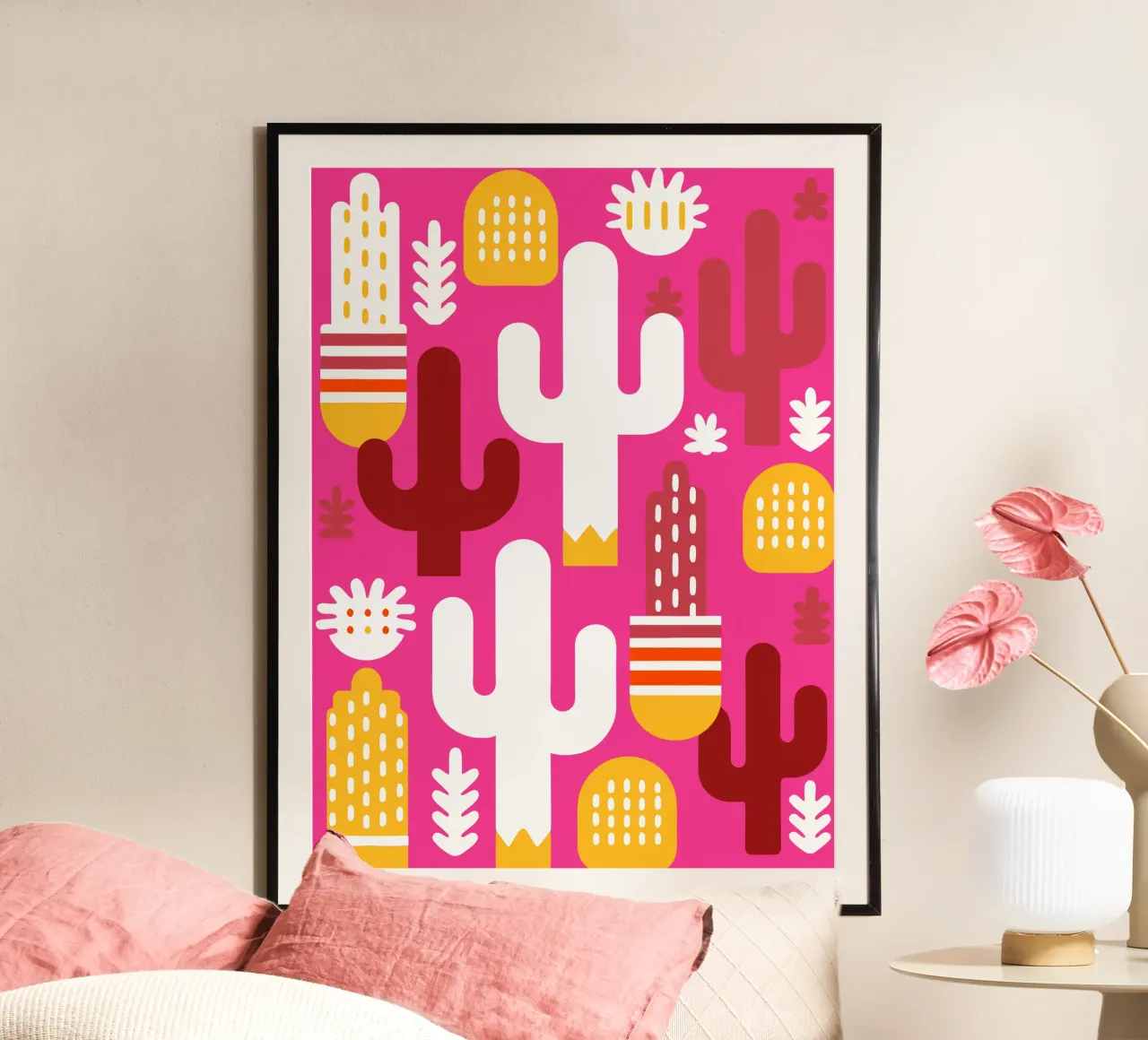 Piante di cactus carta hahnemühle da FLOWER PLACE SHOP