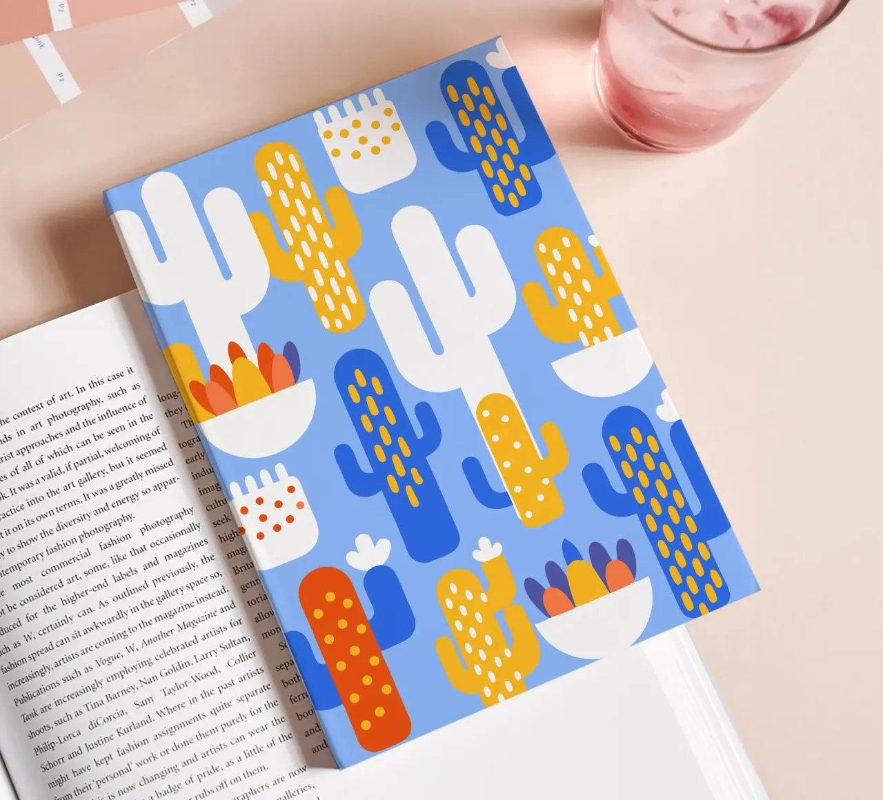 Cactus Plants notebook by FLOWER PLACE SHOP