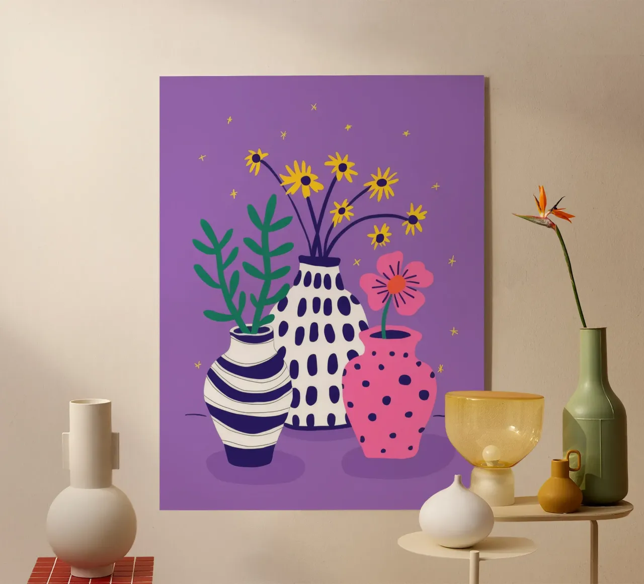 Vaso Trio Whimsy plexiglass da Terra Tone