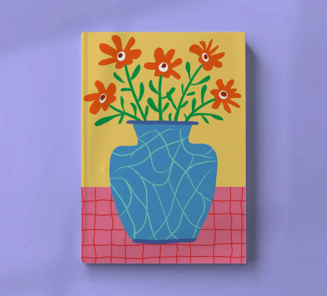 Azure Vase Sunshine notebook by Terra Tone