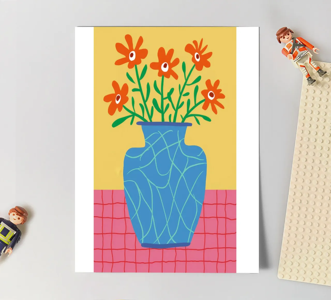 Azure Vase Sunshine sticker sheet by Terra Tone