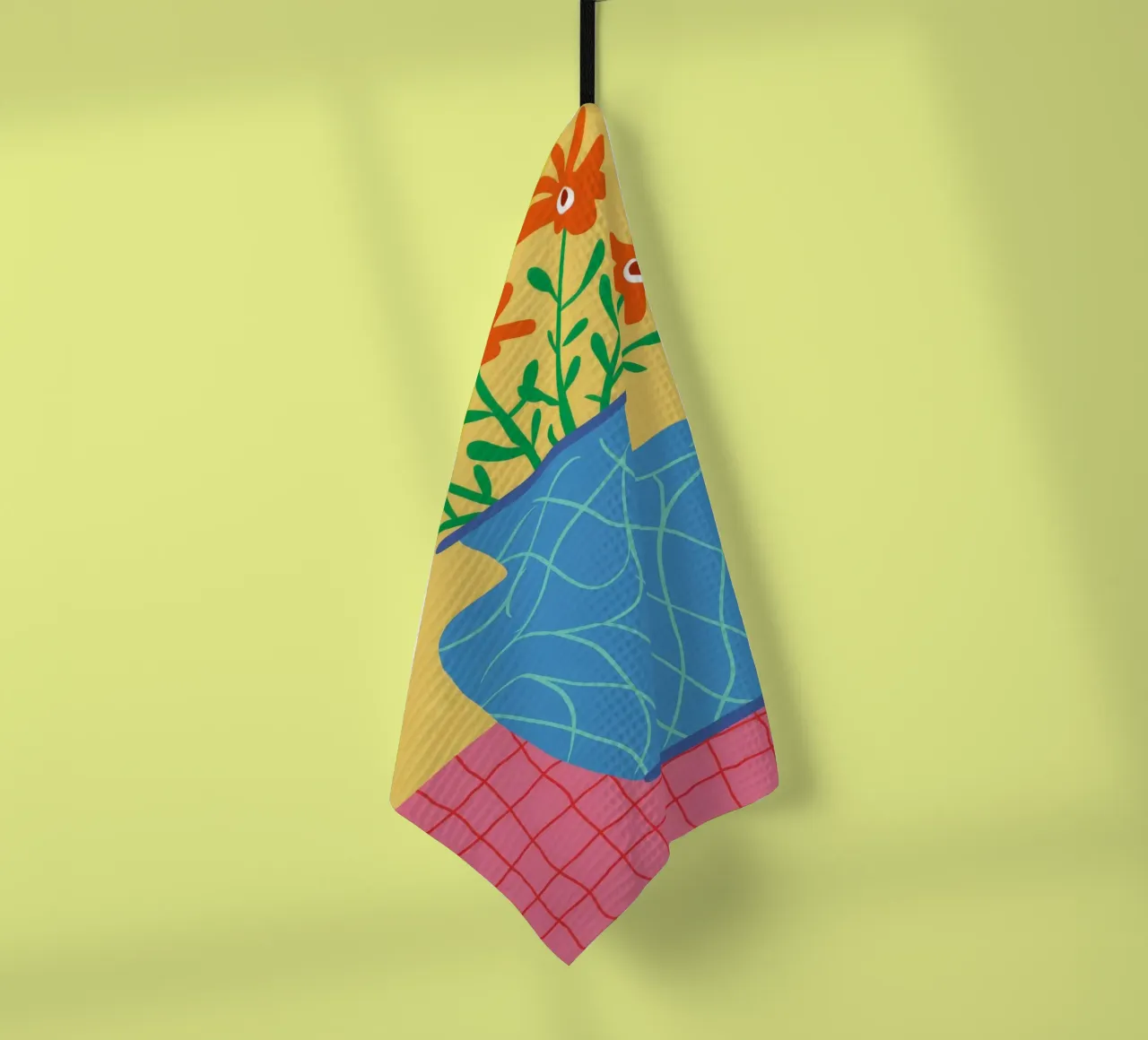 Jarrón Azure Sunshine paño de cocina de Terra Tone