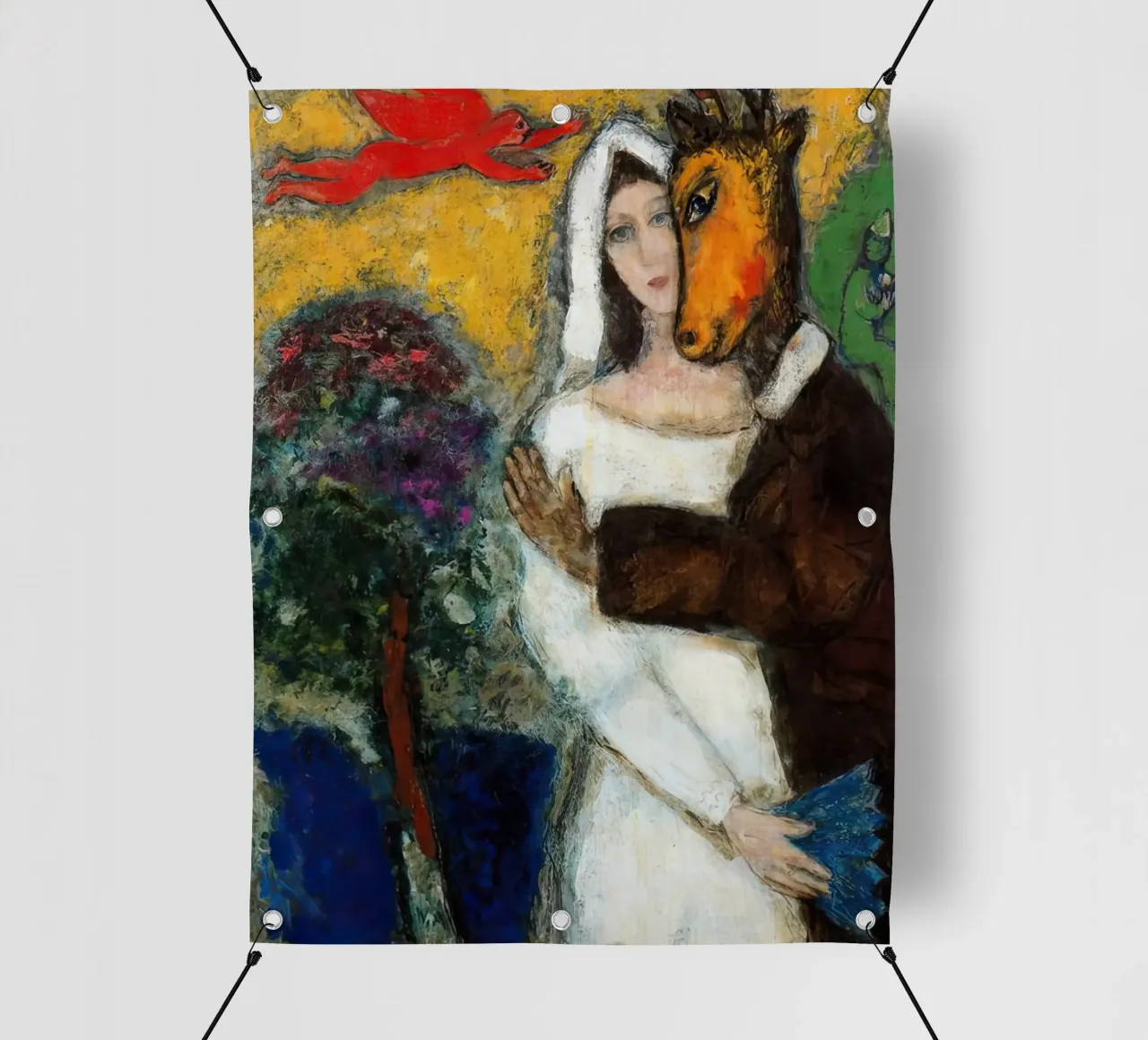 Marc Chagall Sogno di una notte di mezza estate telo in pvc da MC Exhebition