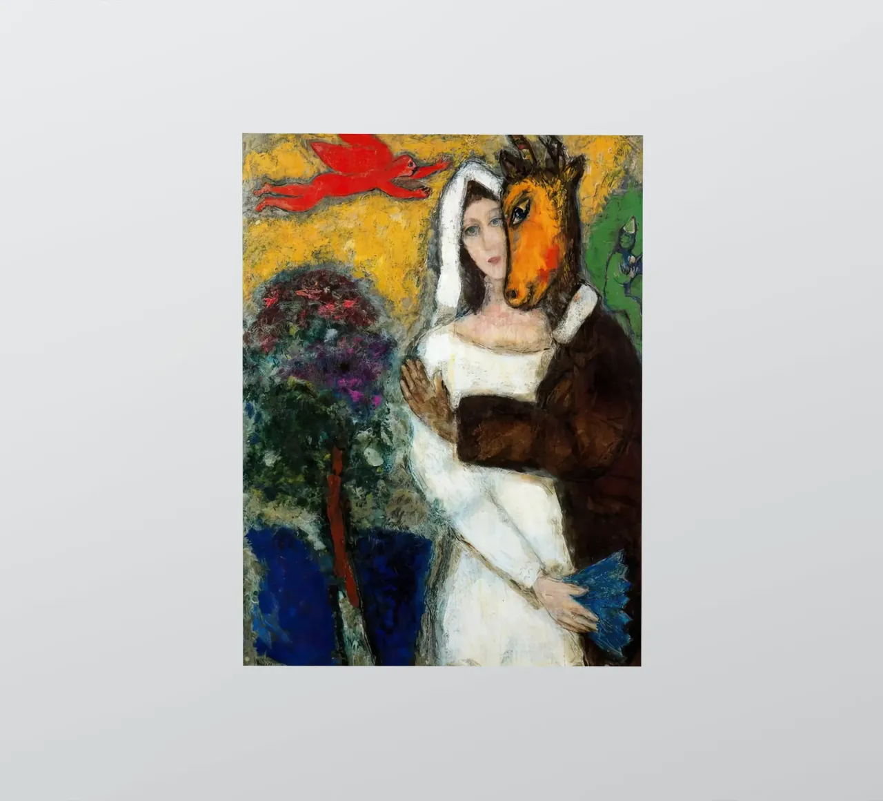 Marc Chagall Sueño de una noche de verano pegatina de MC Exhebition