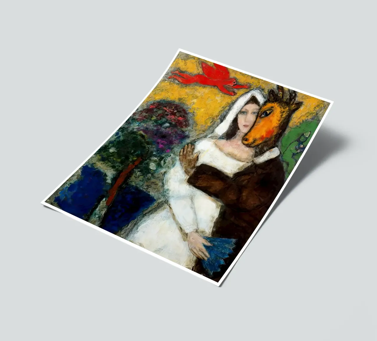 Marc Chagall Sogno di una notte di mezza estate foglio adesivo da MC Exhebition