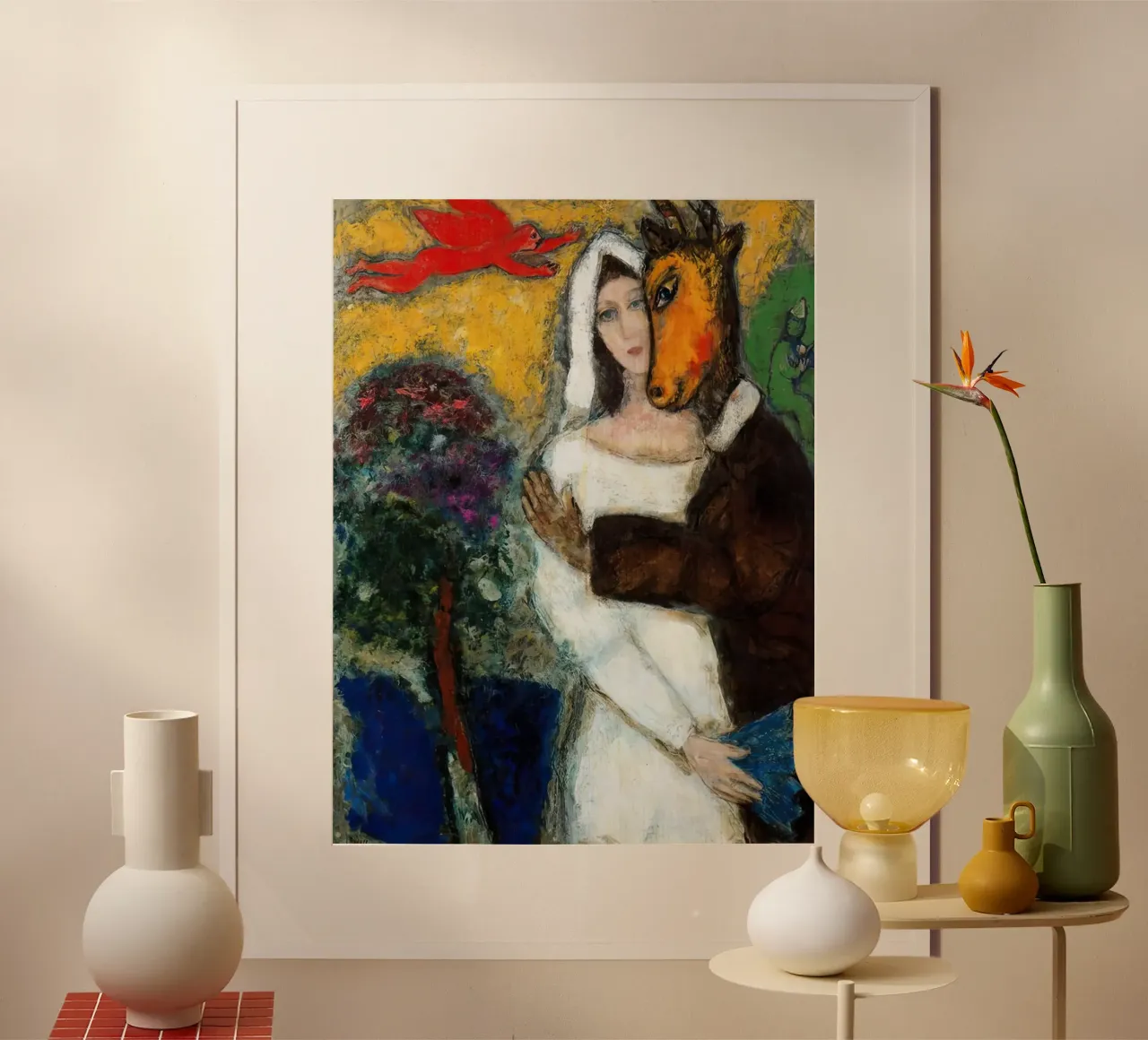 Marc Chagall Sogno di una notte di mezza estate carta hahnemühle da MC Exhebition