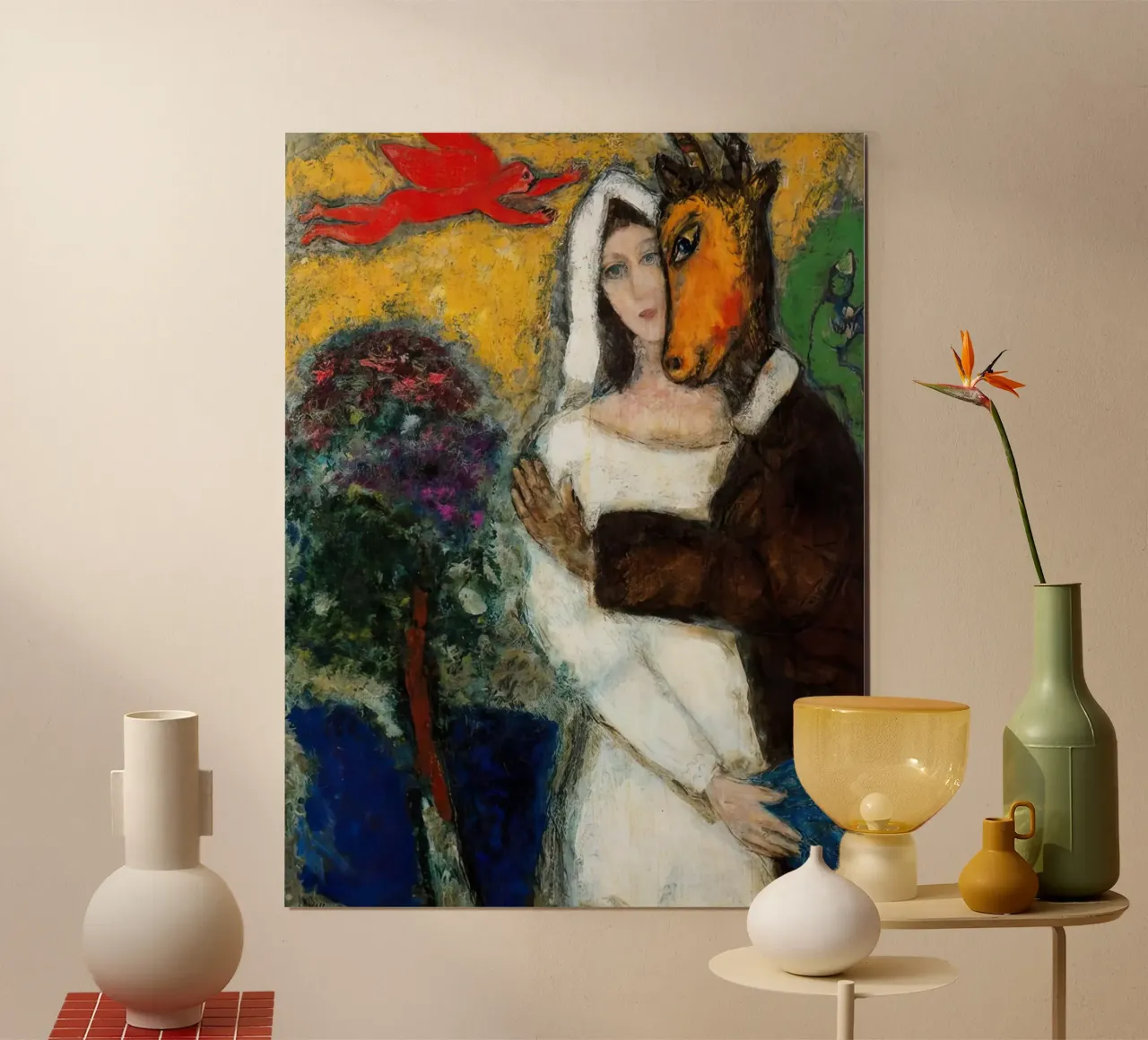 Marc Chagall Sogno di una notte di mezza estate carta hahnemühle da MC Exhebition