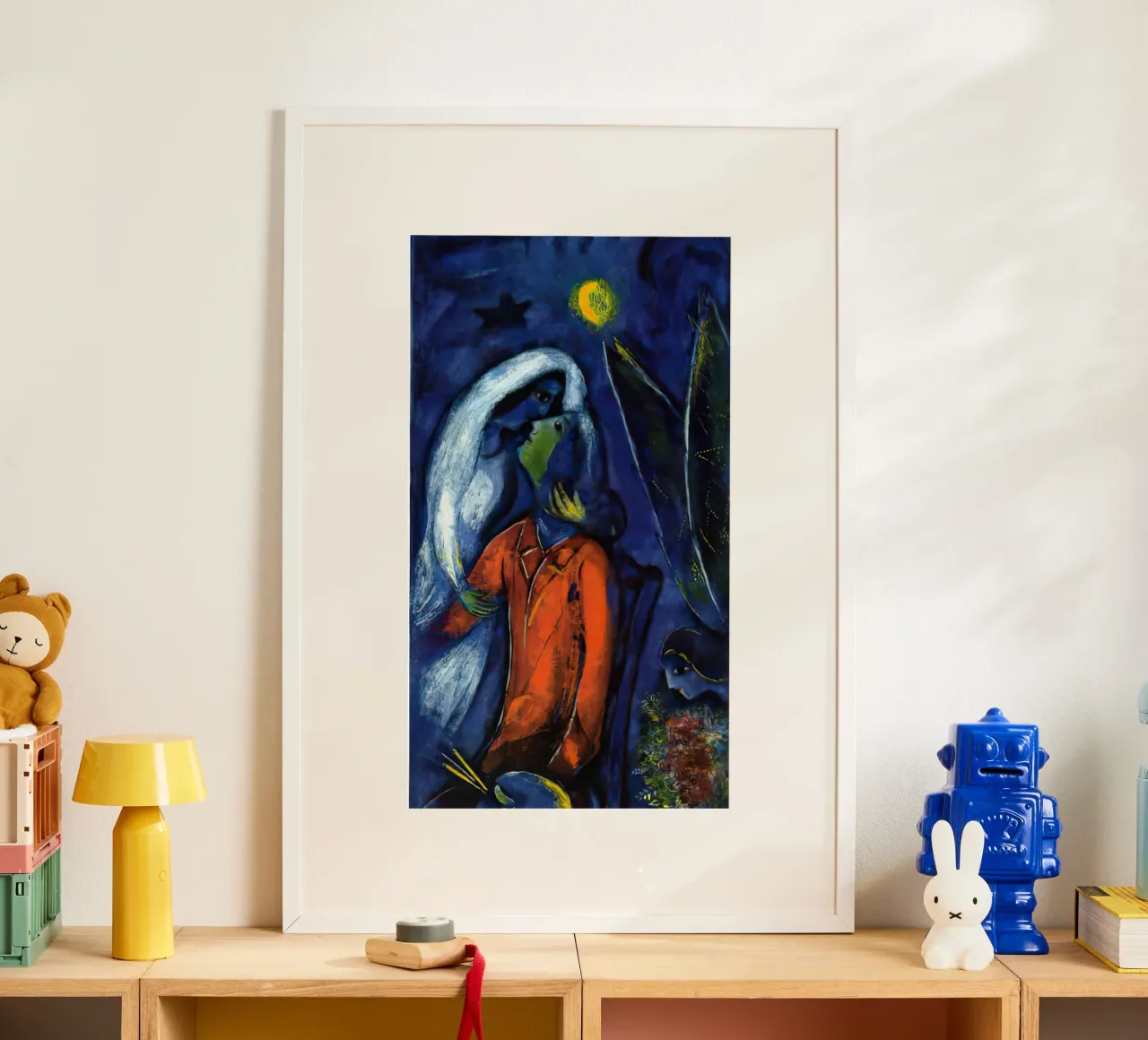 Marc Chagall Liebende bei der Brücke Hahnemühle von MC Exhebition