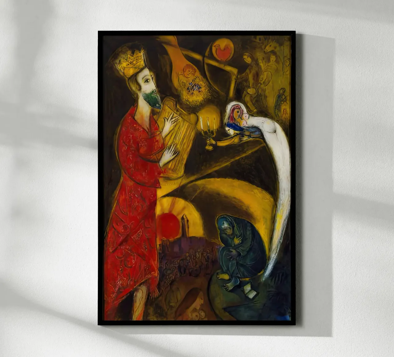 Marc Chagall Re David poster da MC Exhebition