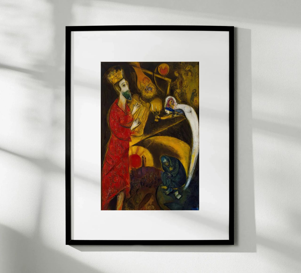 Marc Chagall Re David poster da MC Exhebition
