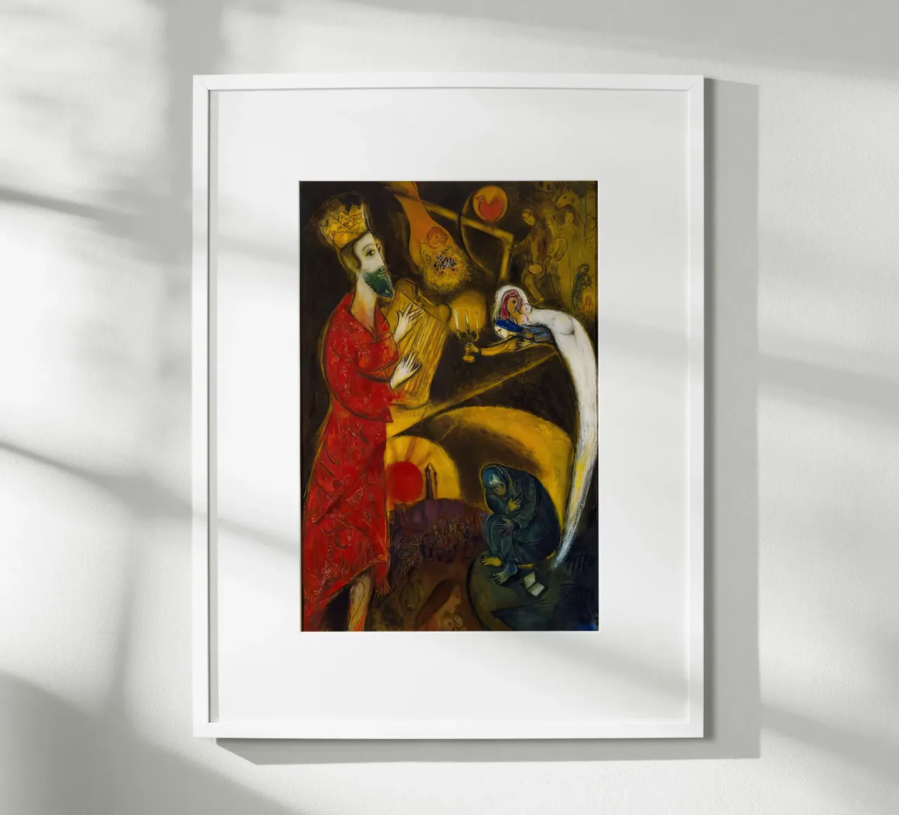 Marc Chagall Re David carta hahnemühle da MC Exhebition