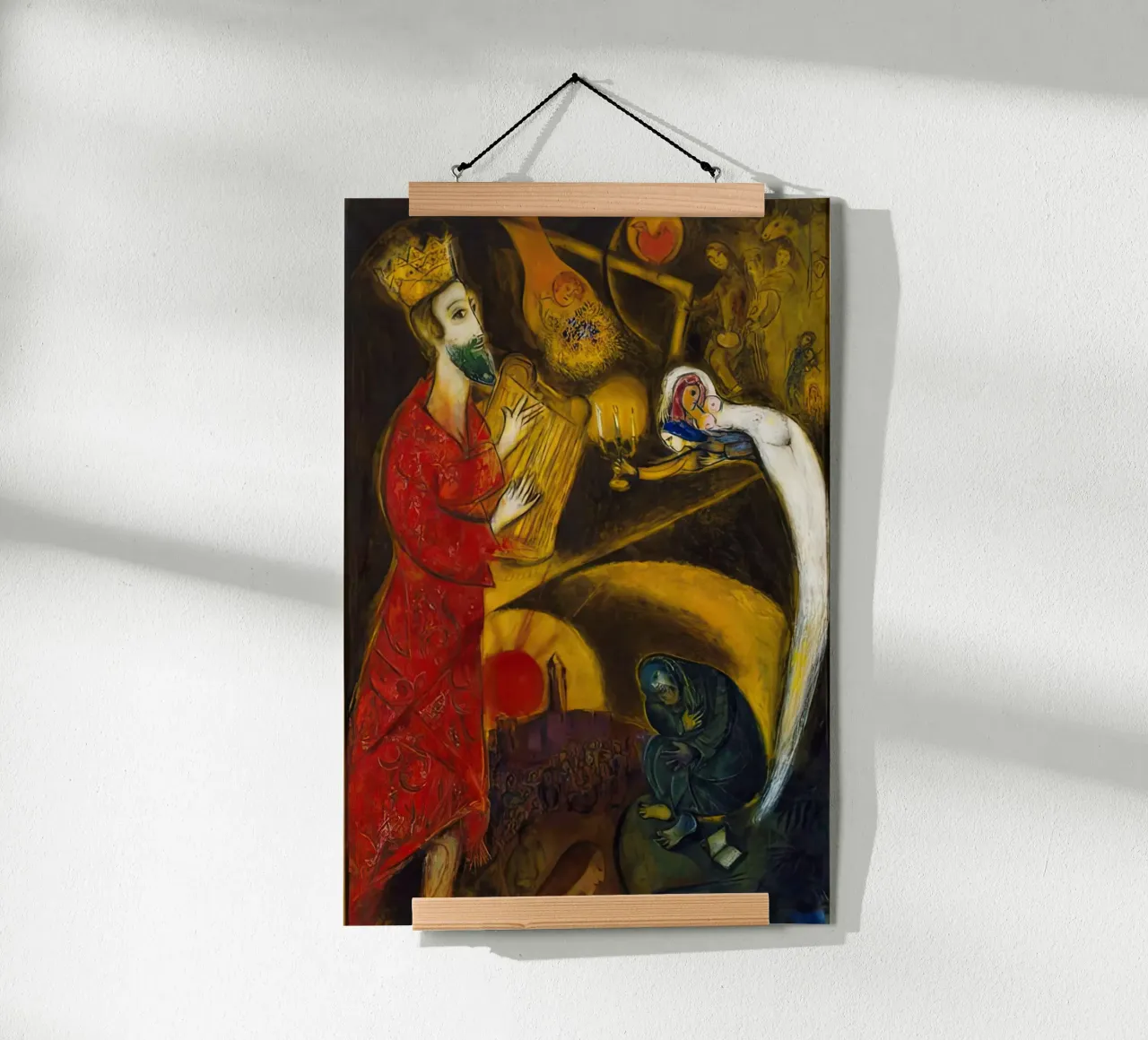 Marc Chagall Re David poster da MC Exhebition