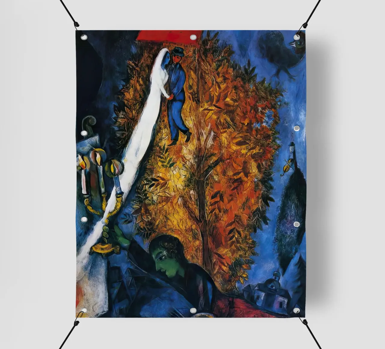 Marc Chagall L'albero della vita telo in pvc da MC Exhebition