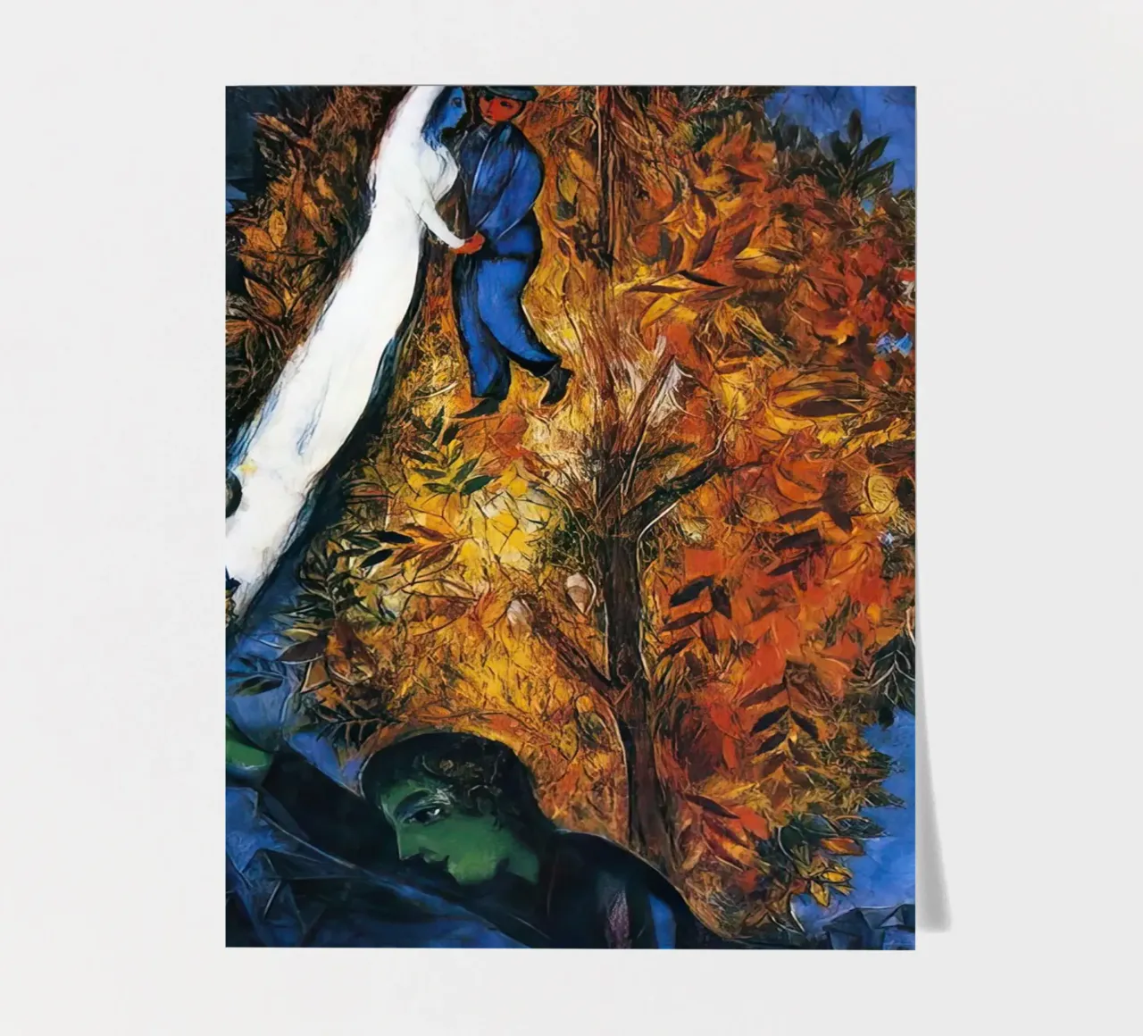 Marc Chagall The tree of life sticker sheet by MC Exhebition