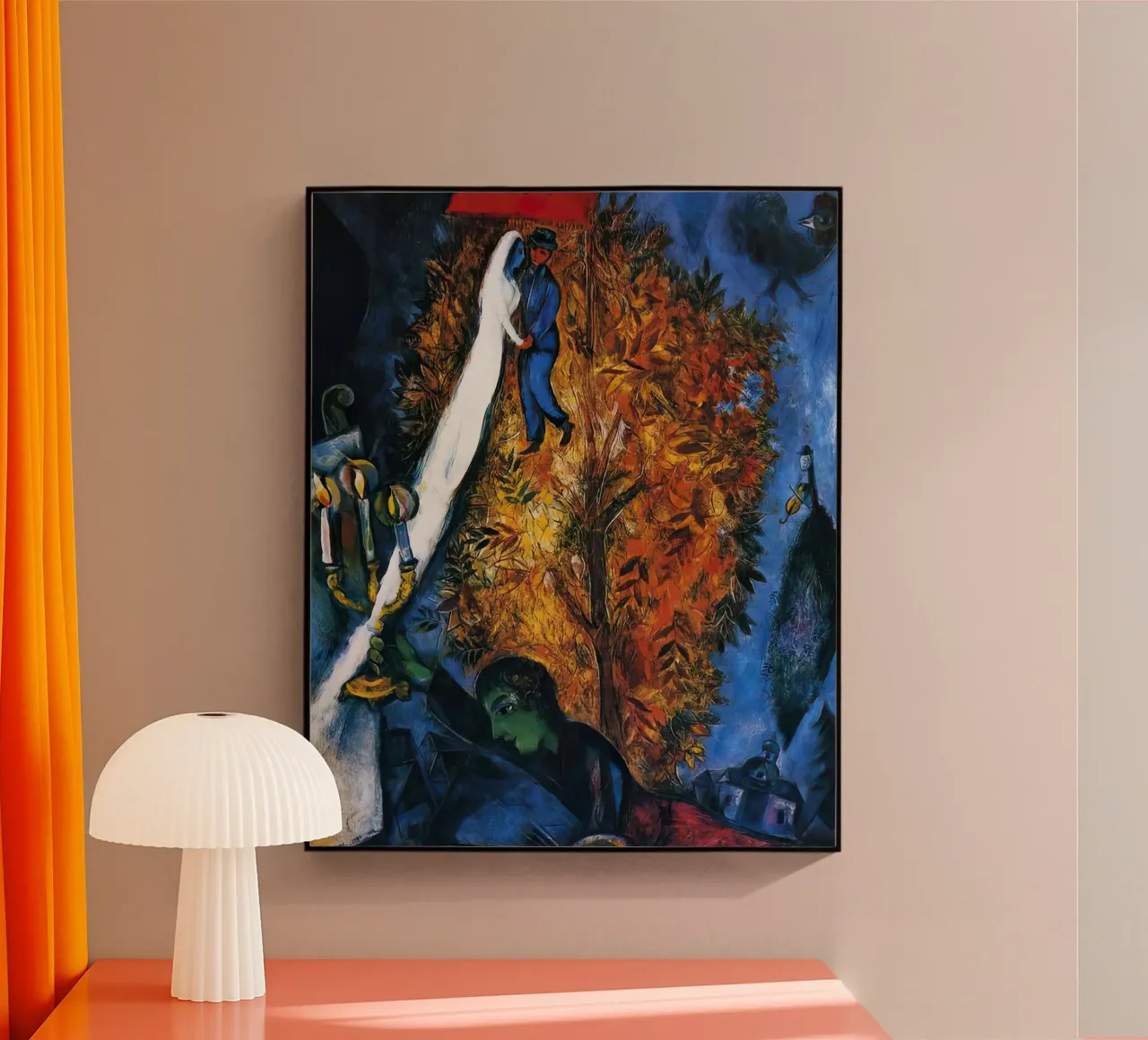 Marc Chagall L'albero della vita plexiglass da MC Exhebition