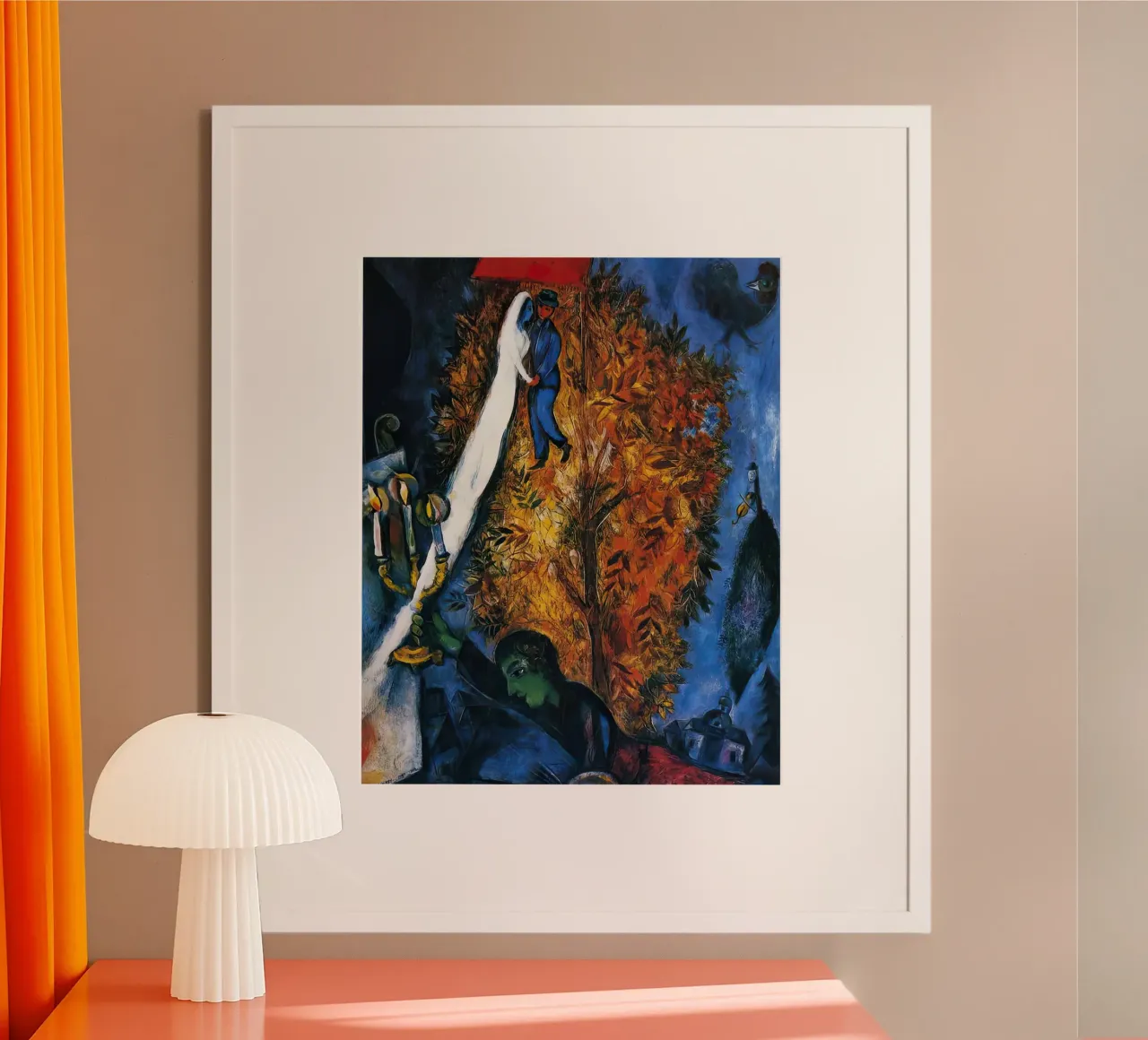 Marc Chagall L'albero della vita poster da MC Exhebition