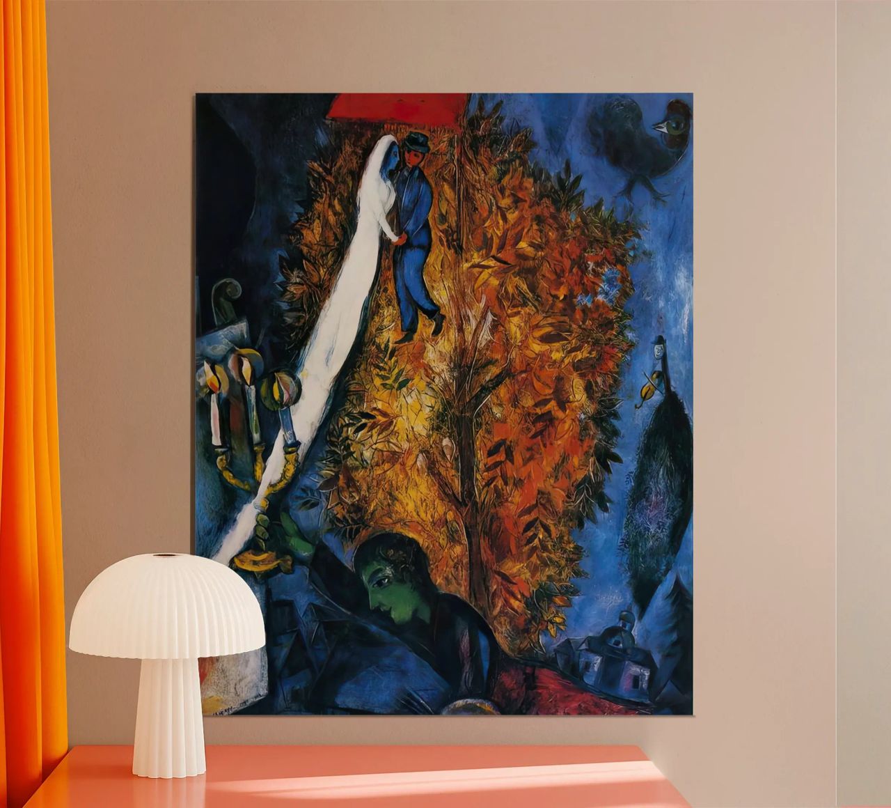 Marc Chagall L'arbre de vie poster de MC Exhebition