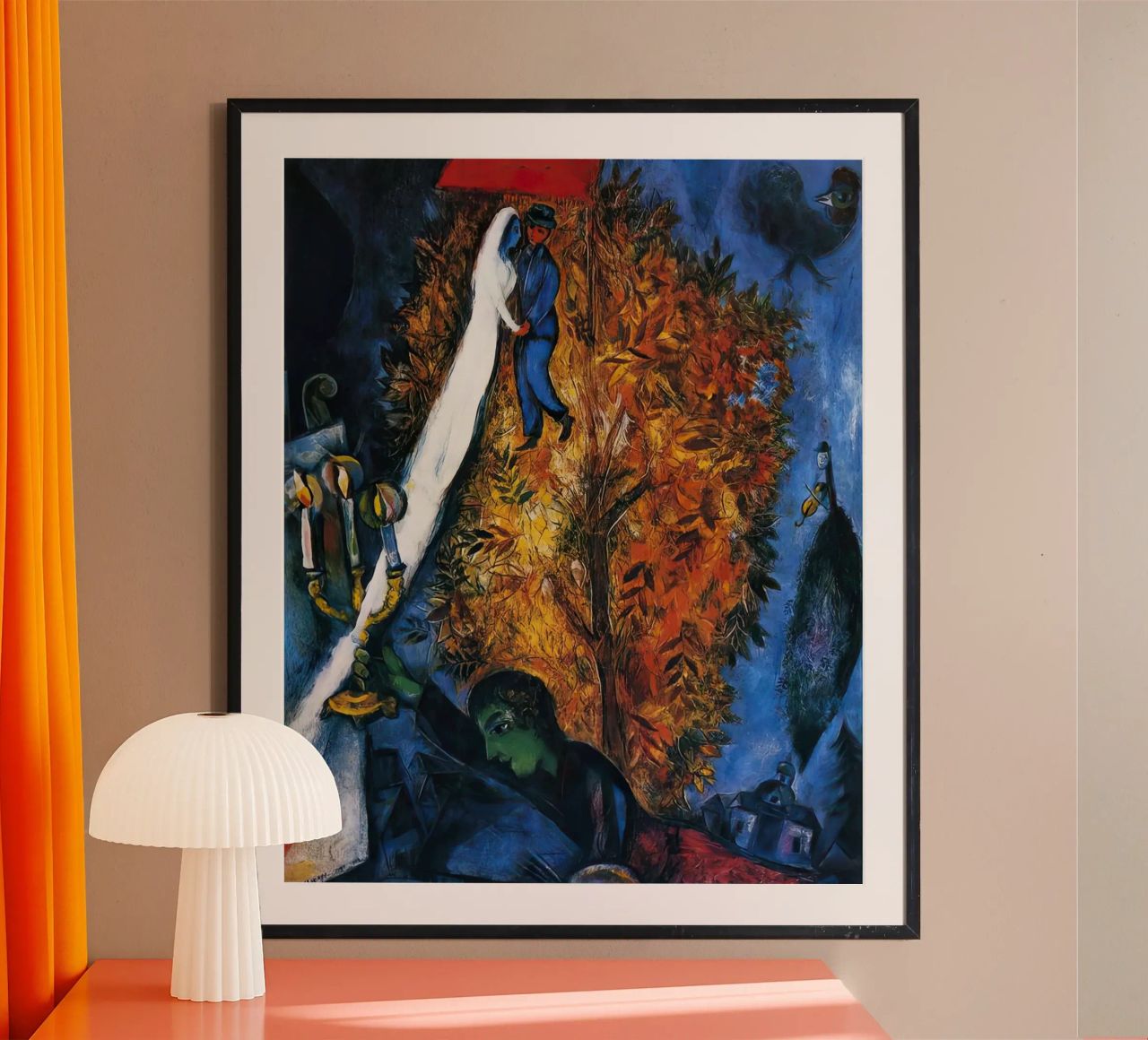 Marc Chagall L'arbre de vie poster de MC Exhebition