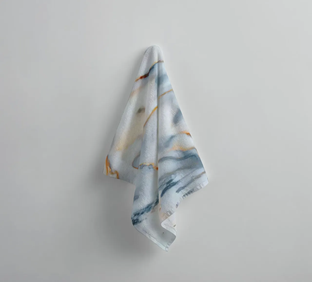 Croatia Marble Map towel by Octavian
