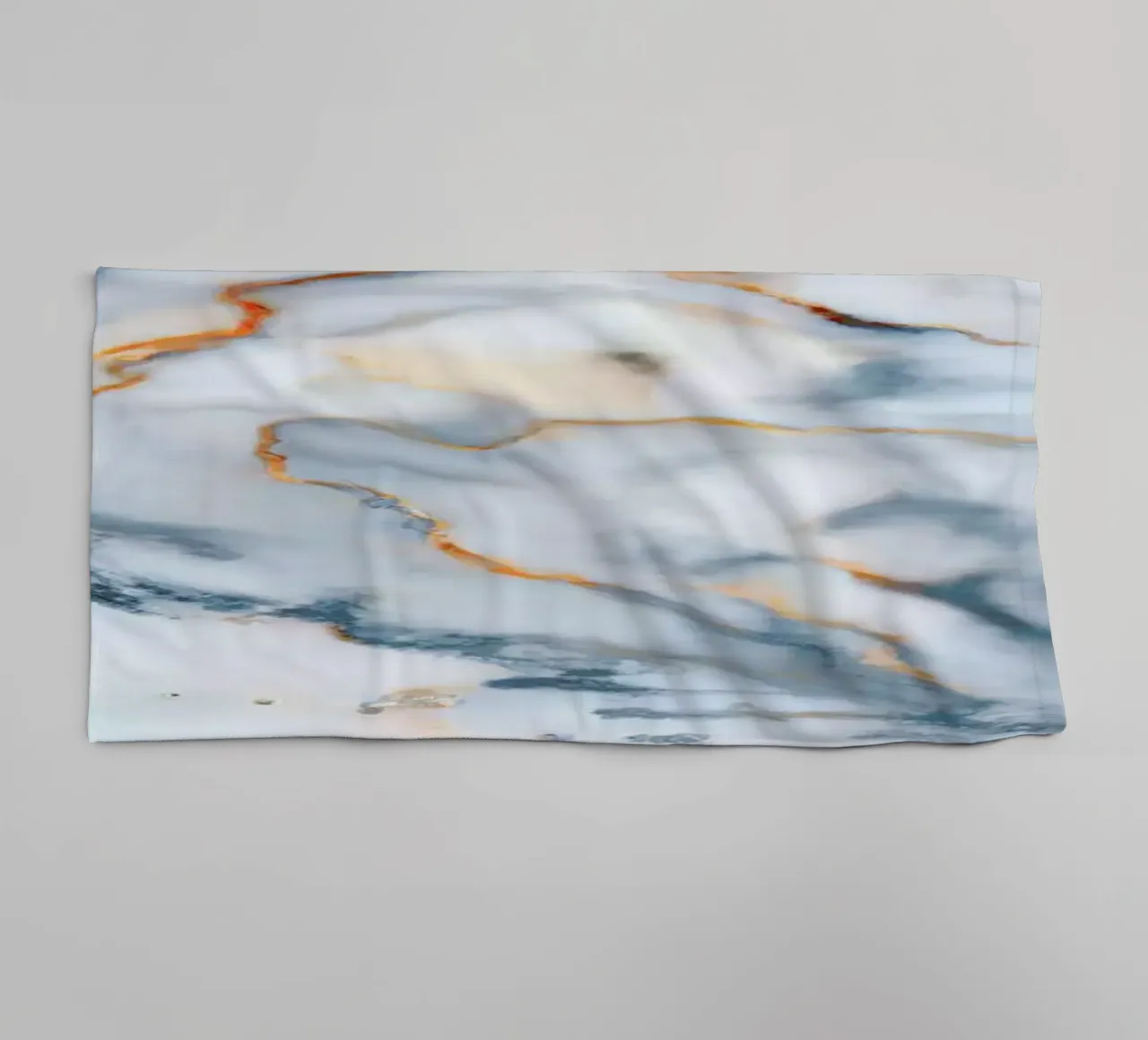 Croatia Marble Map towel by Octavian